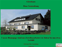 Tablet Screenshot of haus-sonnenhang.eu